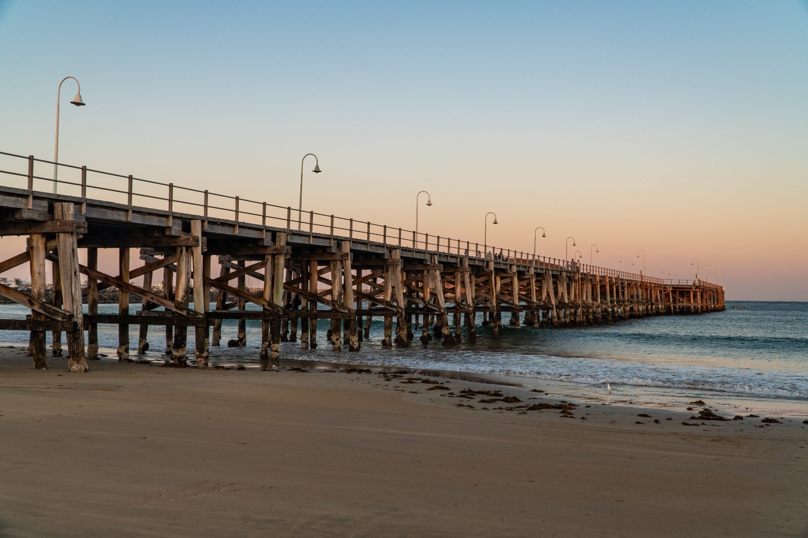 Coffs Harbour jetty at sunset