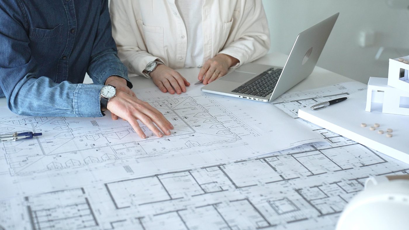 Planning an office move over floor plans